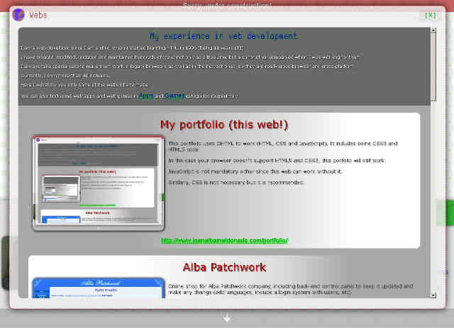 My portfolio (this website!)
