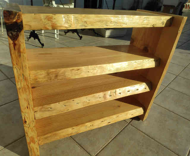 Shoe rack (pine wood) - 2019