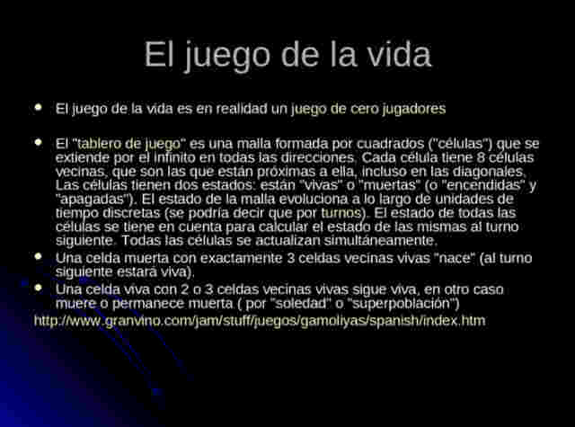 Vida artificial at UCLM (Universidad de Castilla-La Mancha)